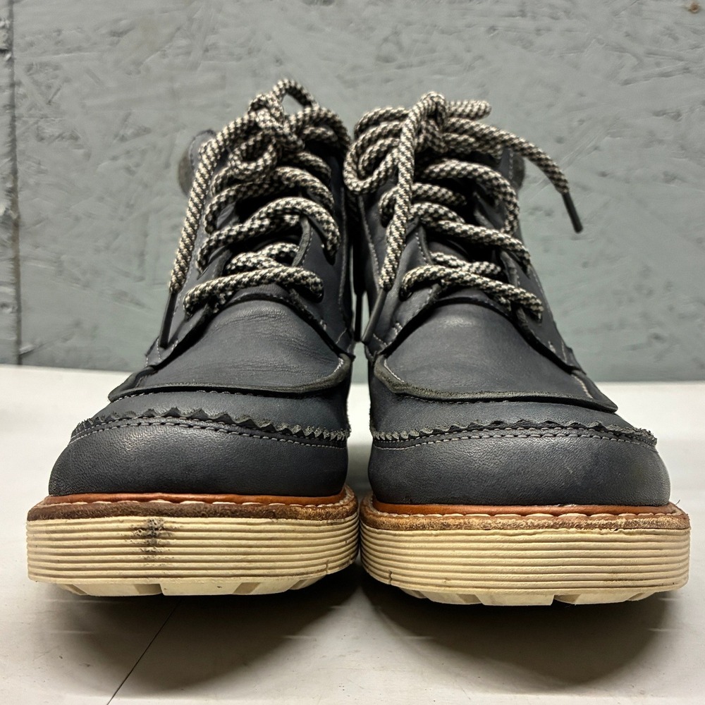 Clarks Boots Women's 6.5M Navy Leather Waterproof Ankle Winter Hiking Outdoor - Picture 6 of 15